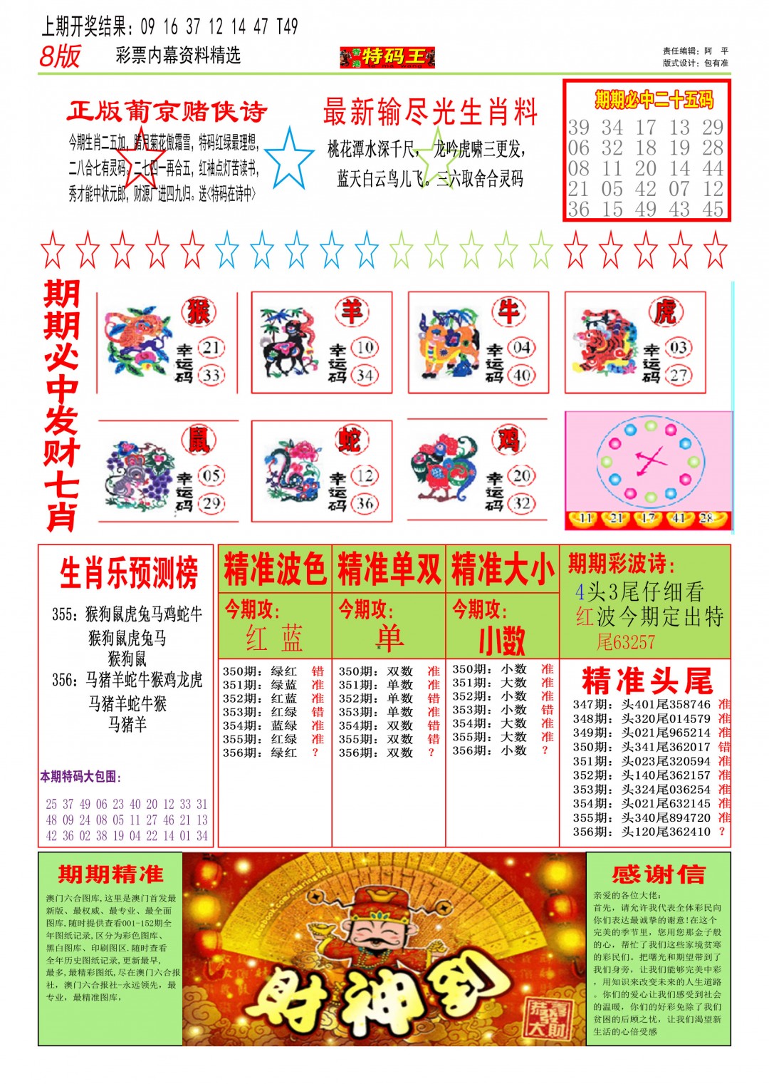 2024356期特码王B