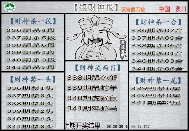 2024341期银财神