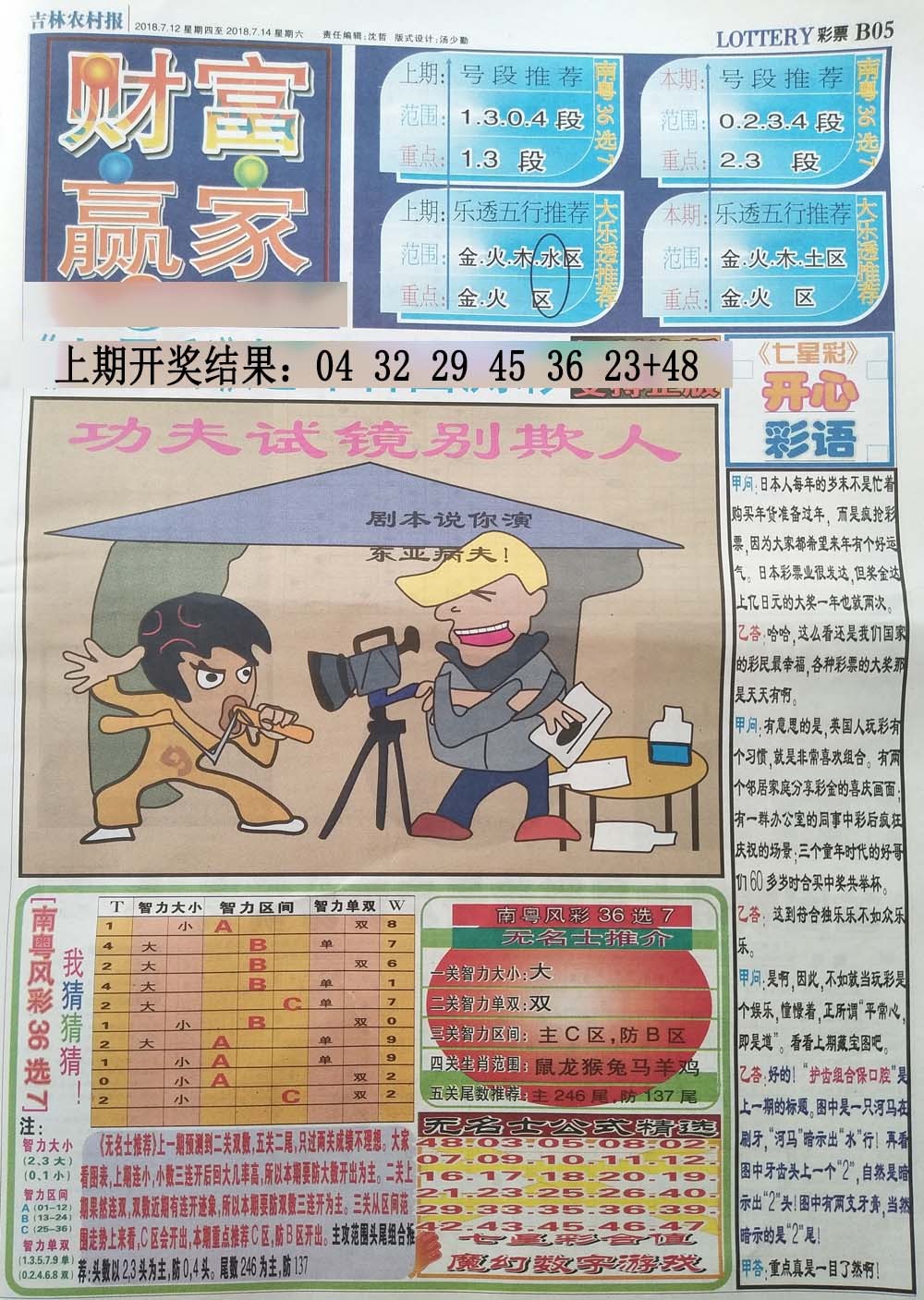 2024338期七星彩图(高清)