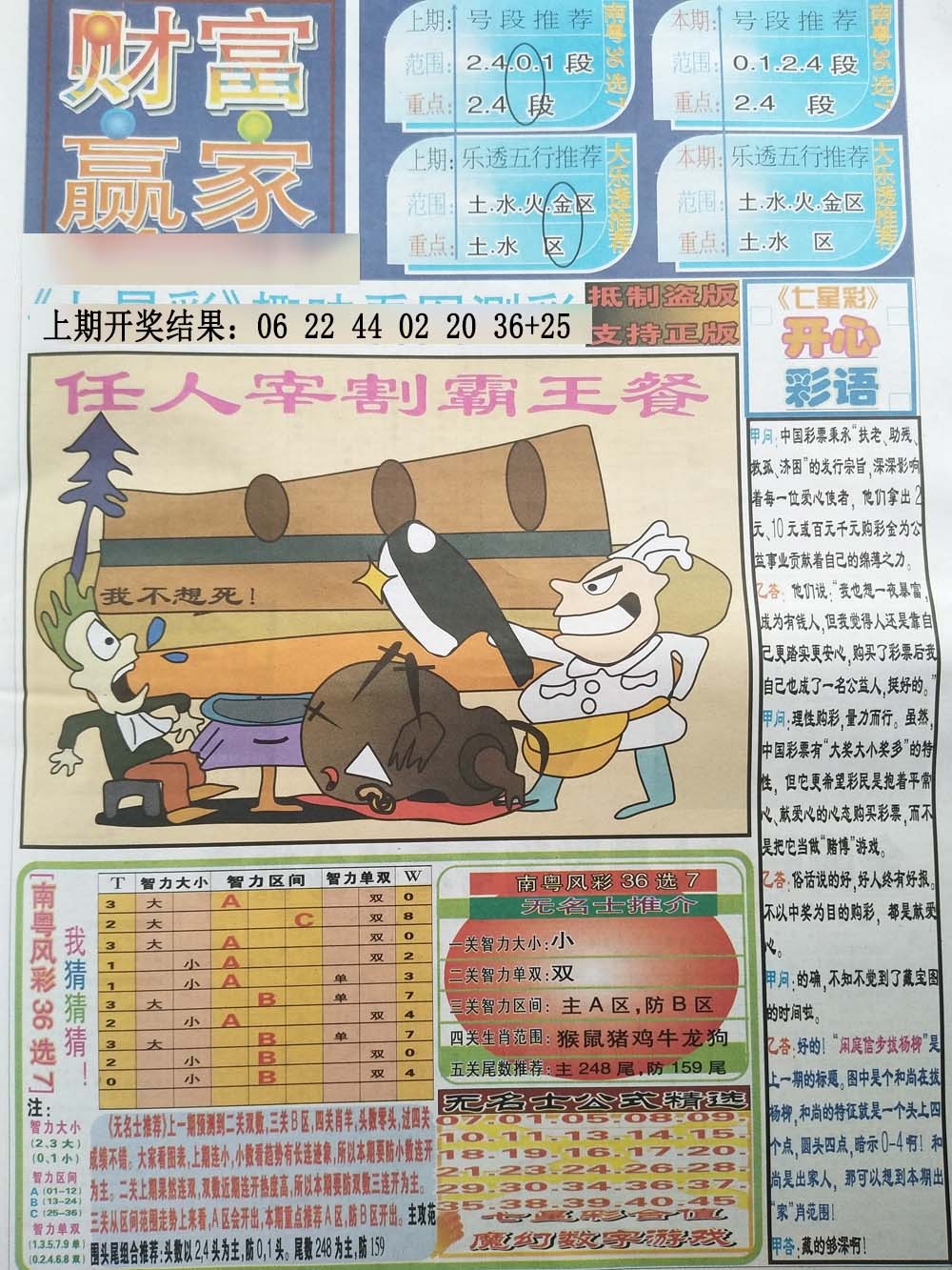2024355期七星彩图(高清)
