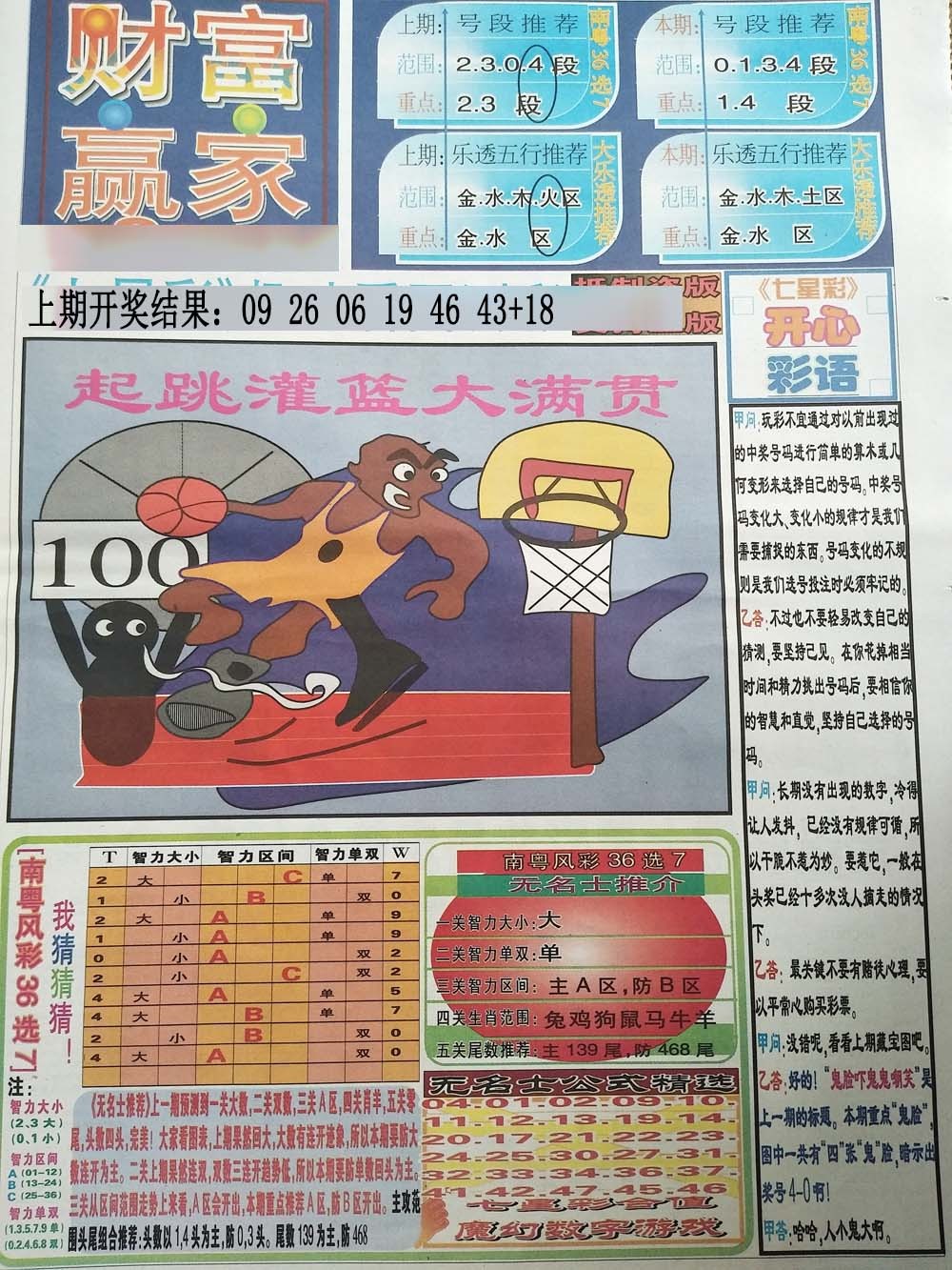 2024342期七星彩图(高清)
