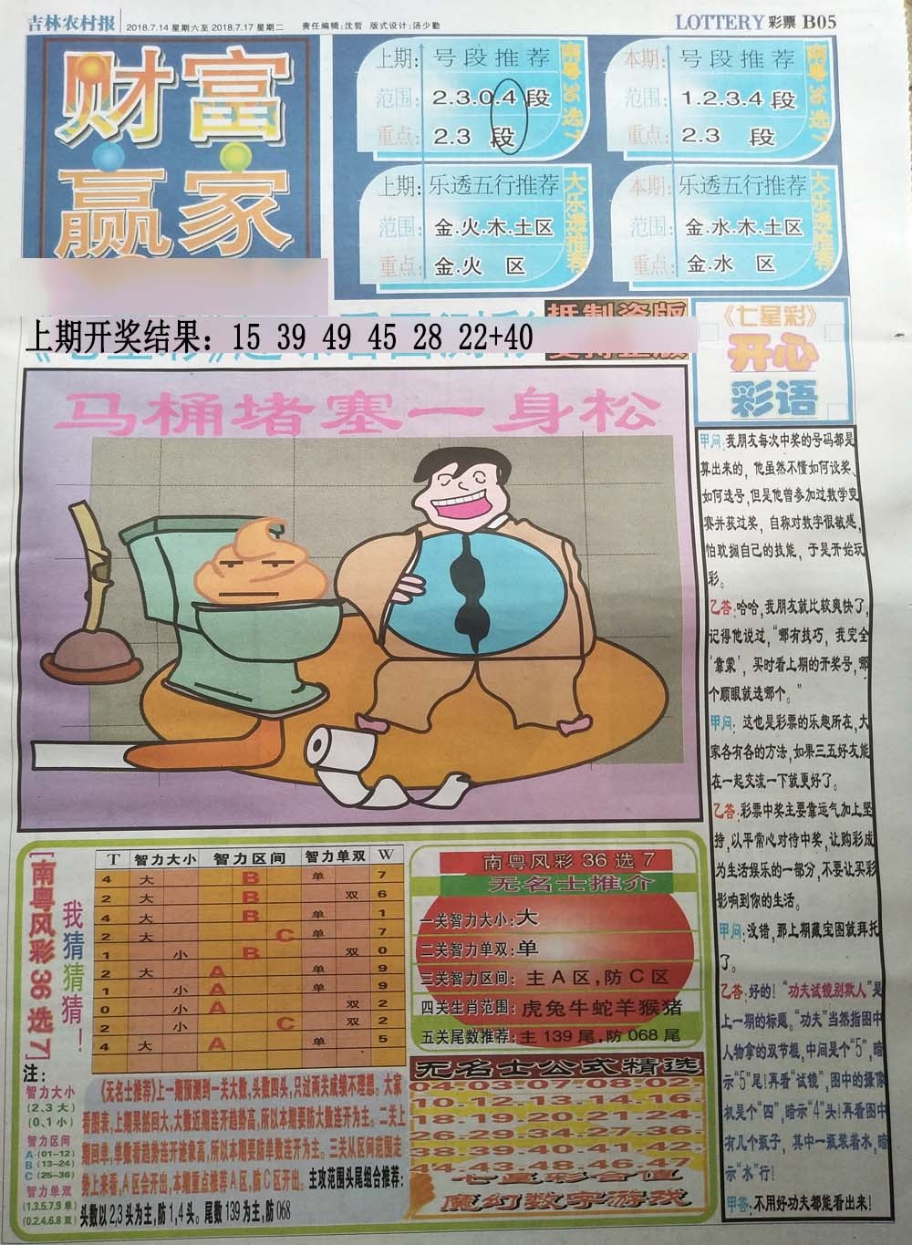 2024339期七星彩图(高清)
