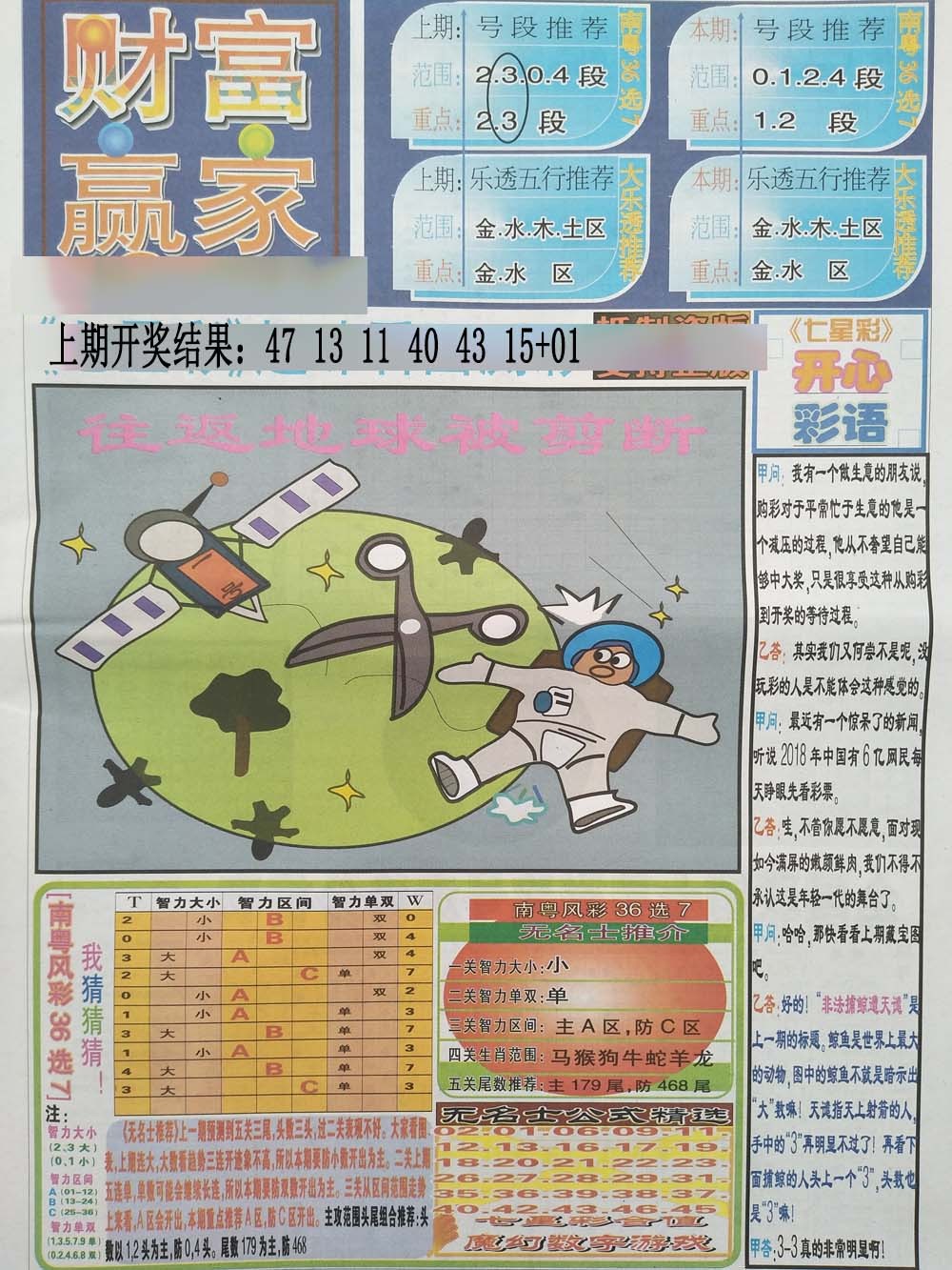2024365期七星彩图(高清)