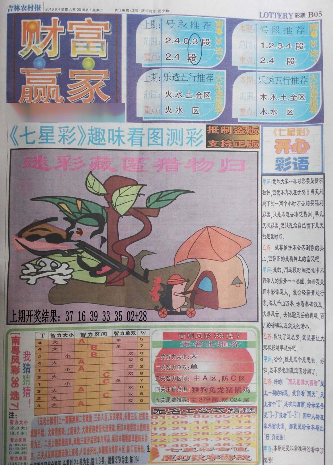 2024348期七星彩图(高清)