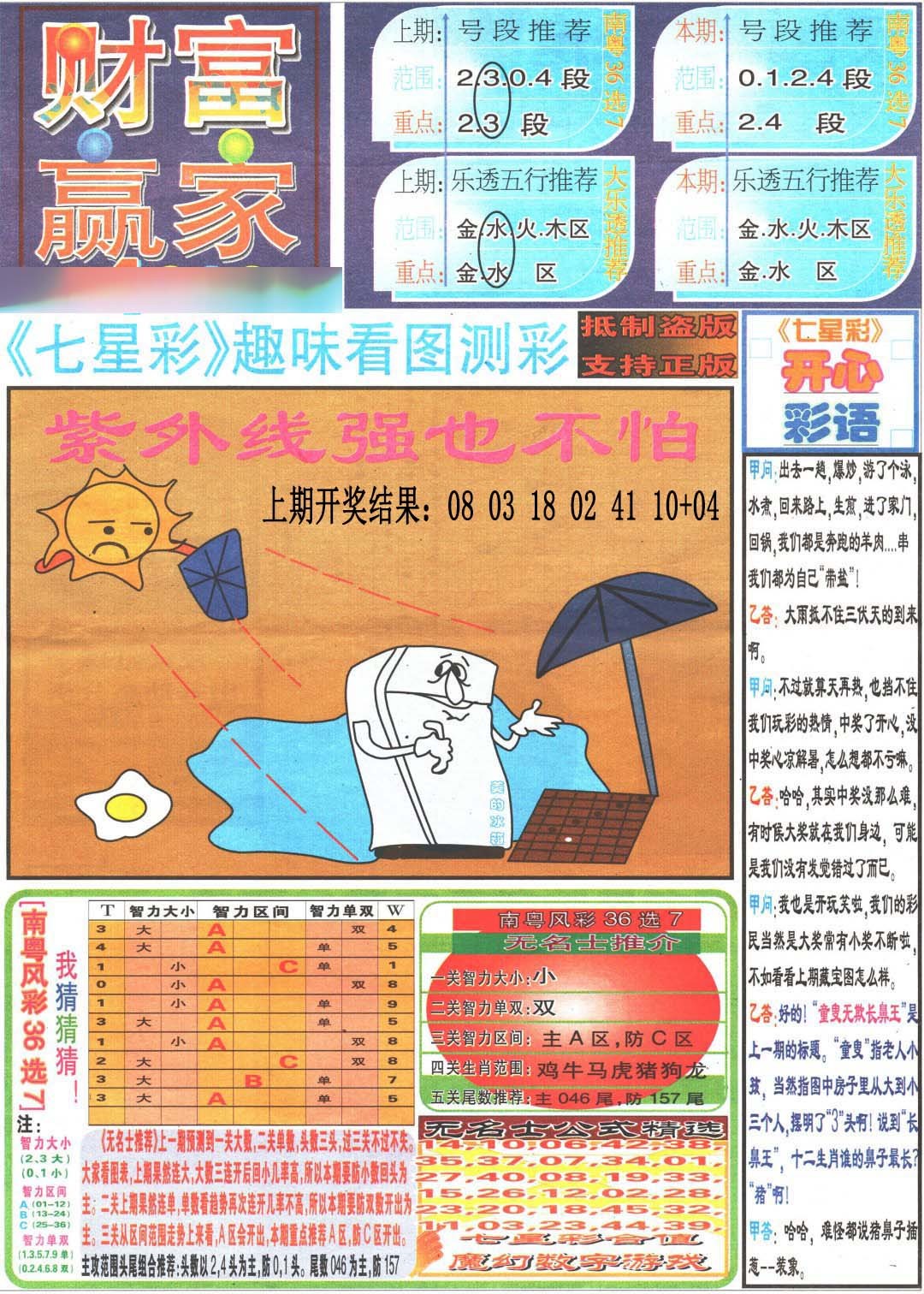 2024351期财富赢家（七星彩）