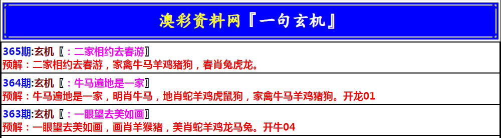 2024365期澳门一句玄机