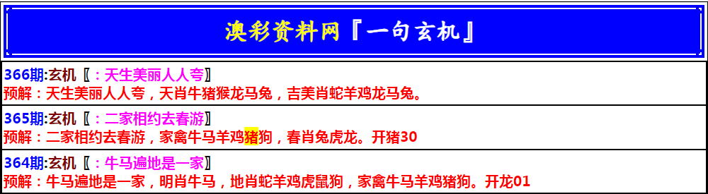 2024366期澳门一句玄机