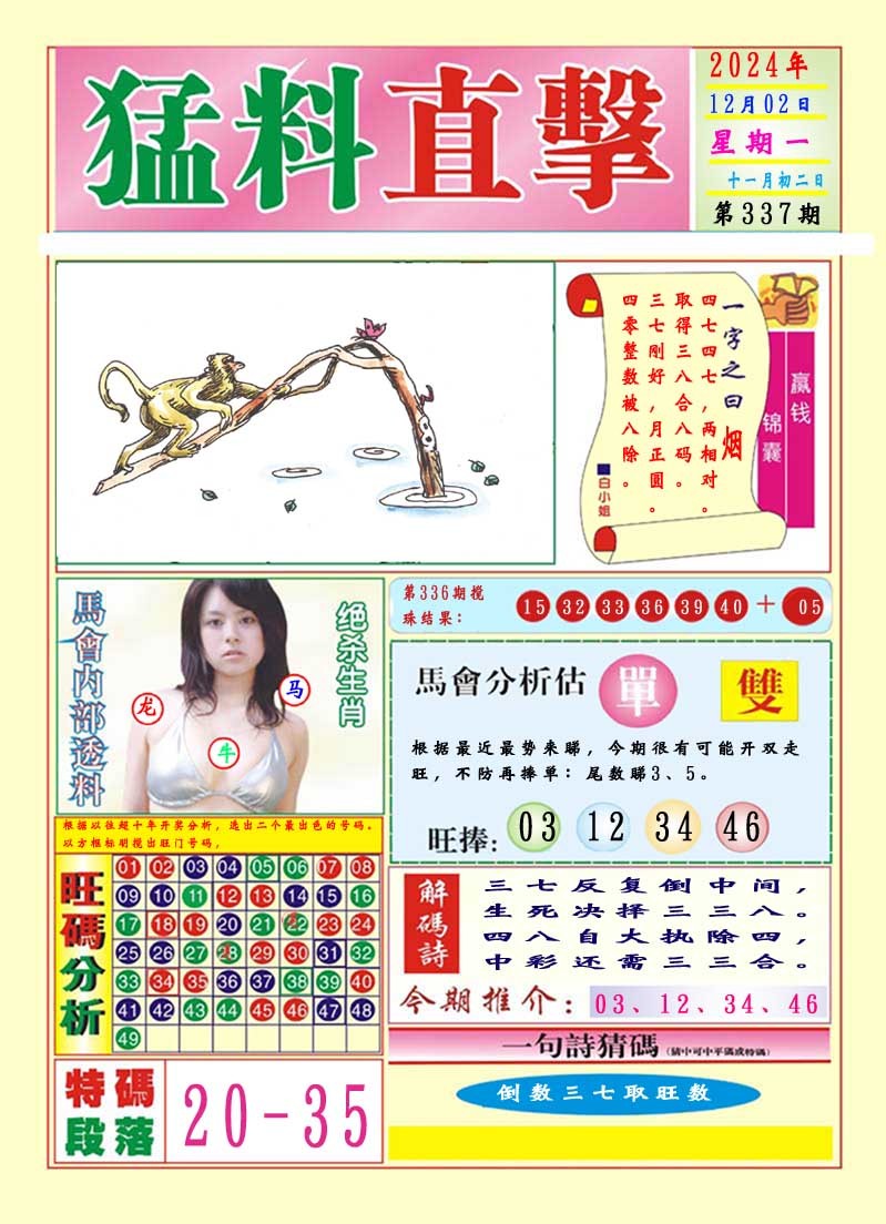 2024337期猛料直击A