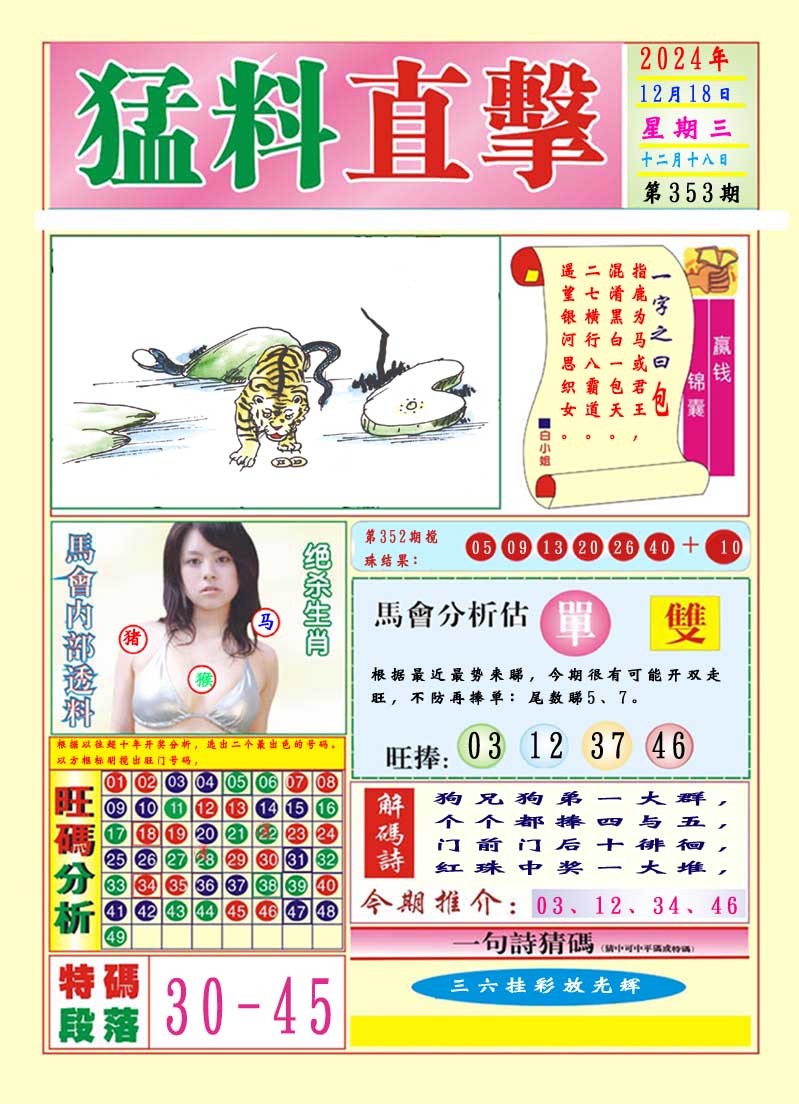 2024353期猛料直击A