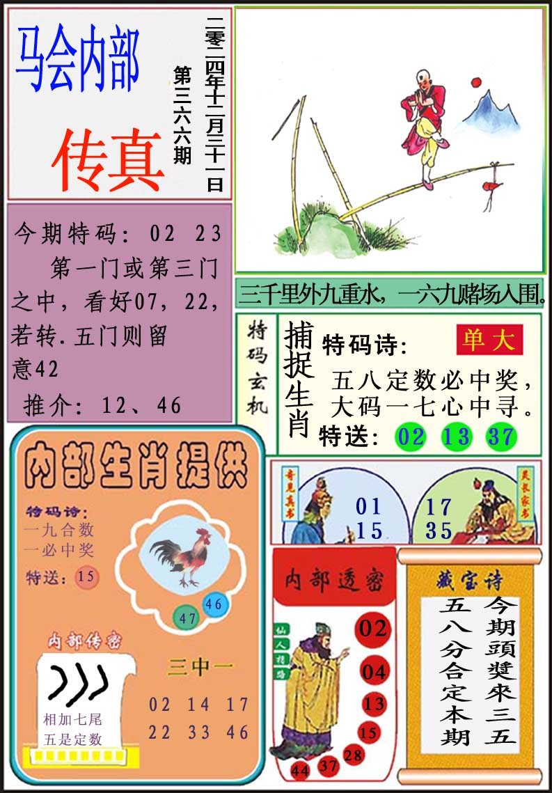 2024366期马会内部传真