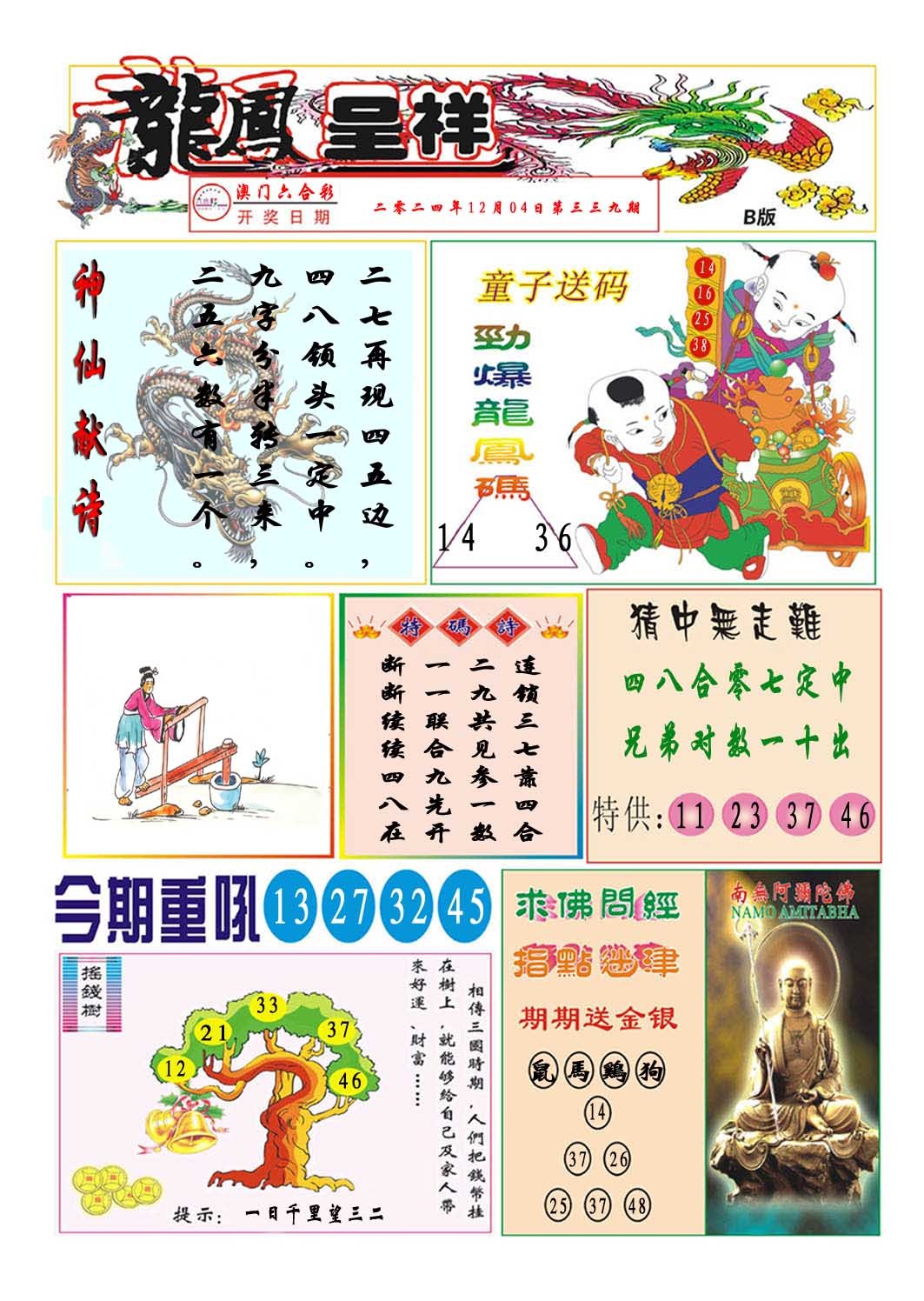 2024339期龙凤呈祥B