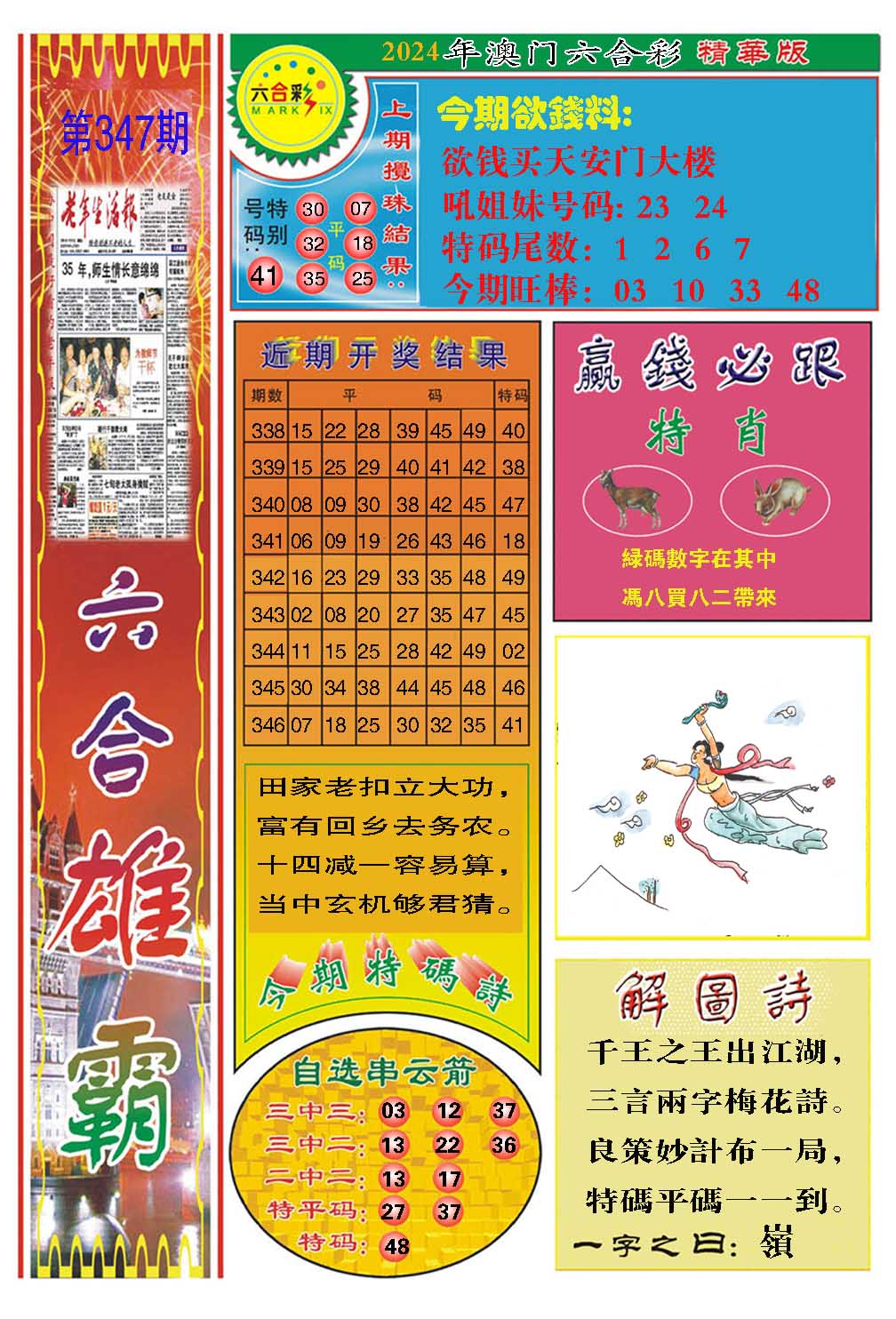 2024347期六合雄霸