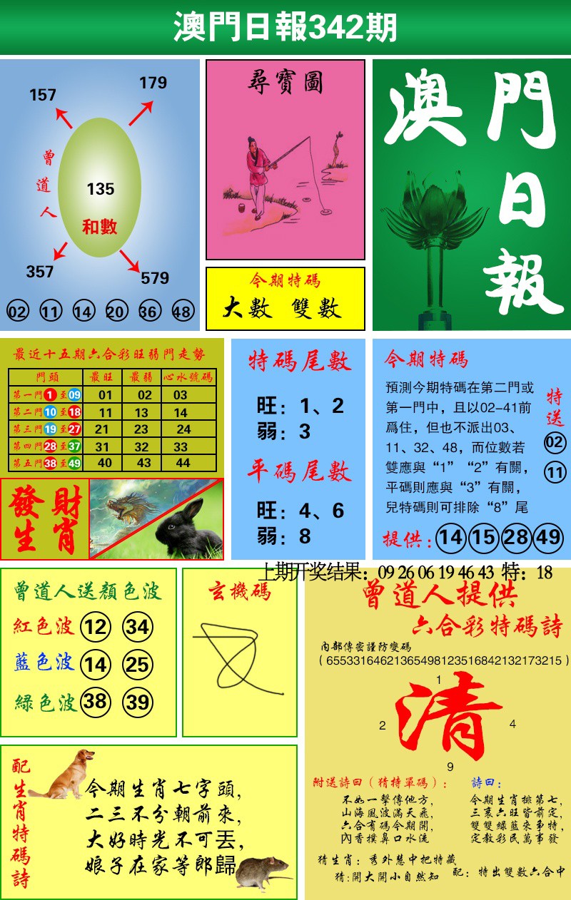 2024342期澳门日报