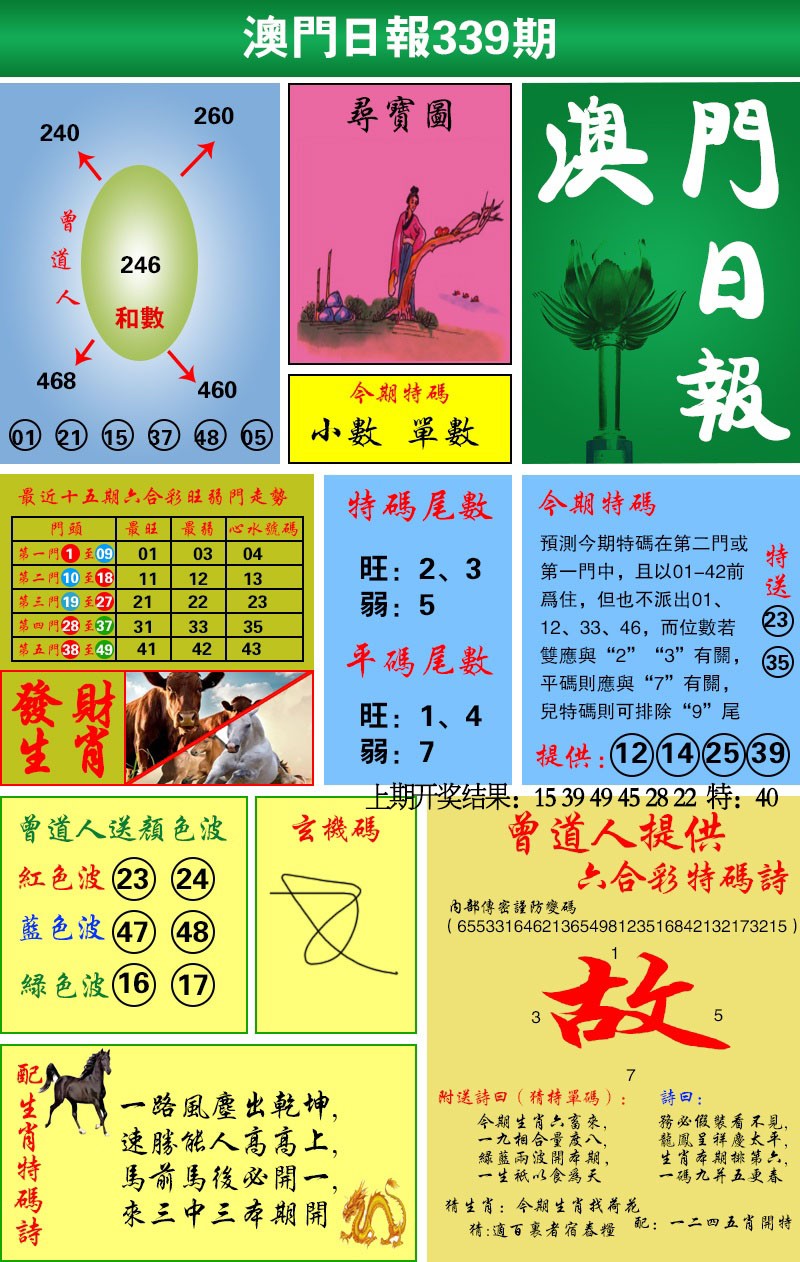 2024339期澳门日报