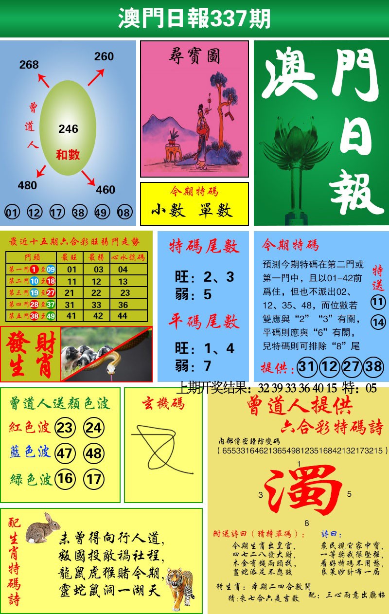 2024337期澳门日报