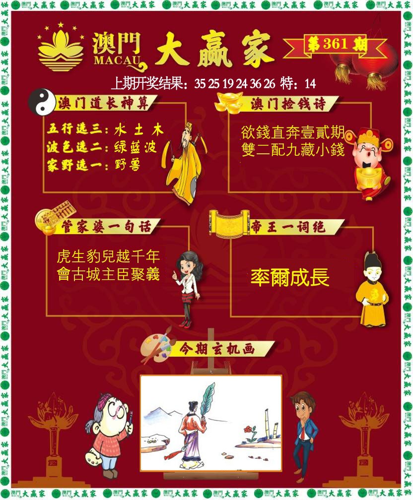 2024361期大赢家