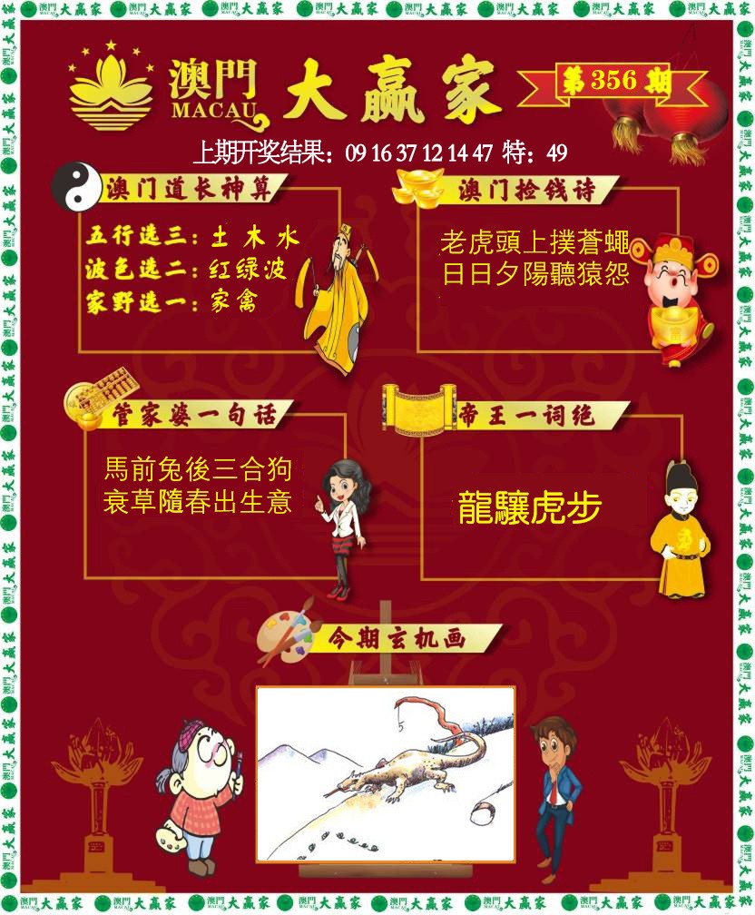 2024356期大赢家