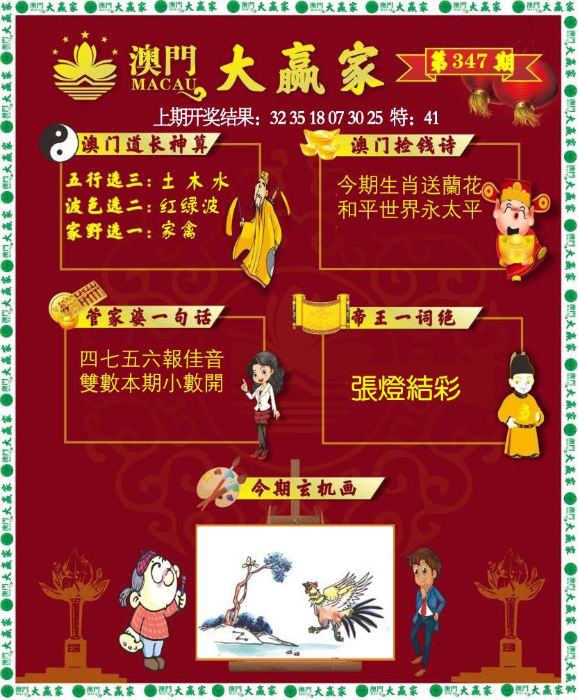 2024347期大赢家