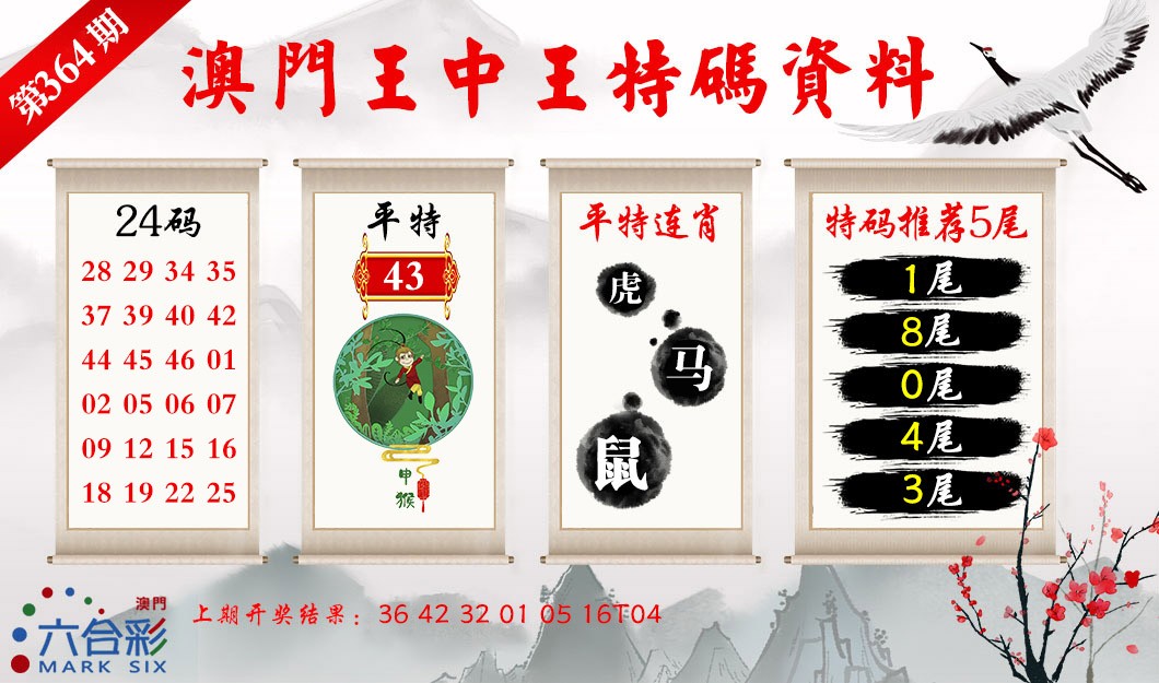 2024364期王中王特码料