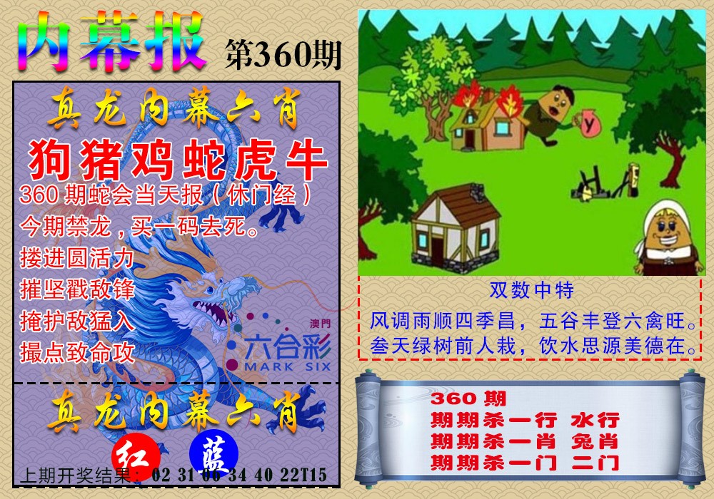 2024360期真龙内幕报