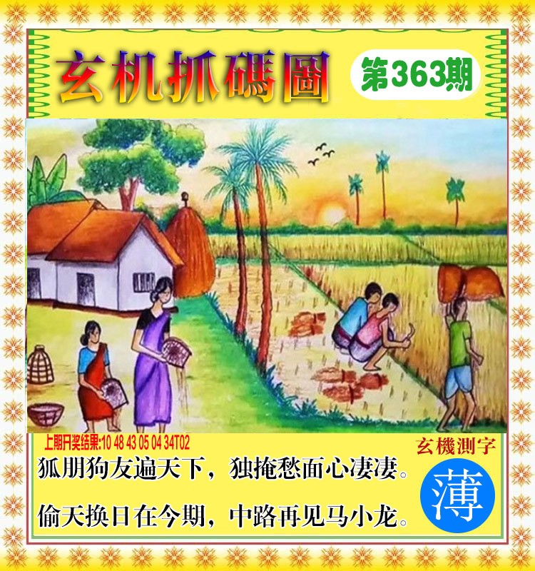 2024363期玄机抓码图
