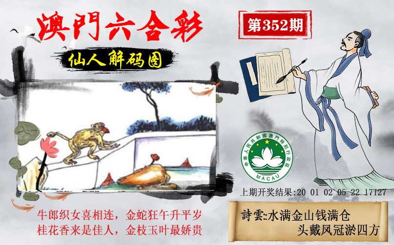 2024352期仙人解码图