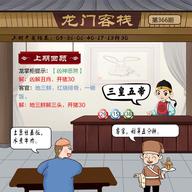 2024366期龙门客栈