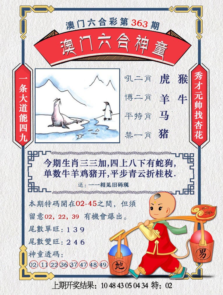 2024363期澳门六合神童