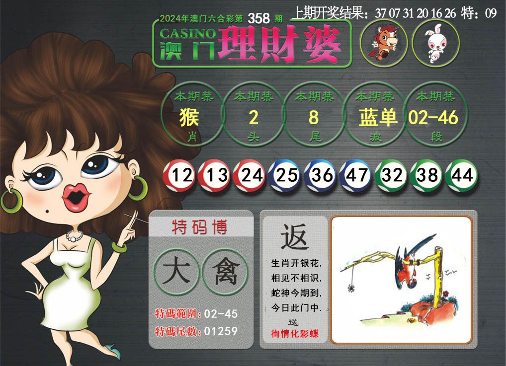 2024358期澳门理财婆