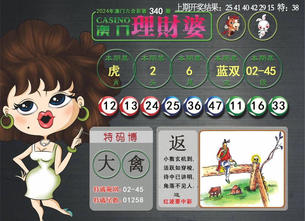 2024340期澳门理财婆