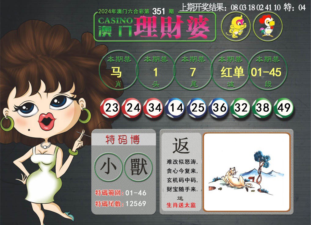 2024351期澳门理财婆
