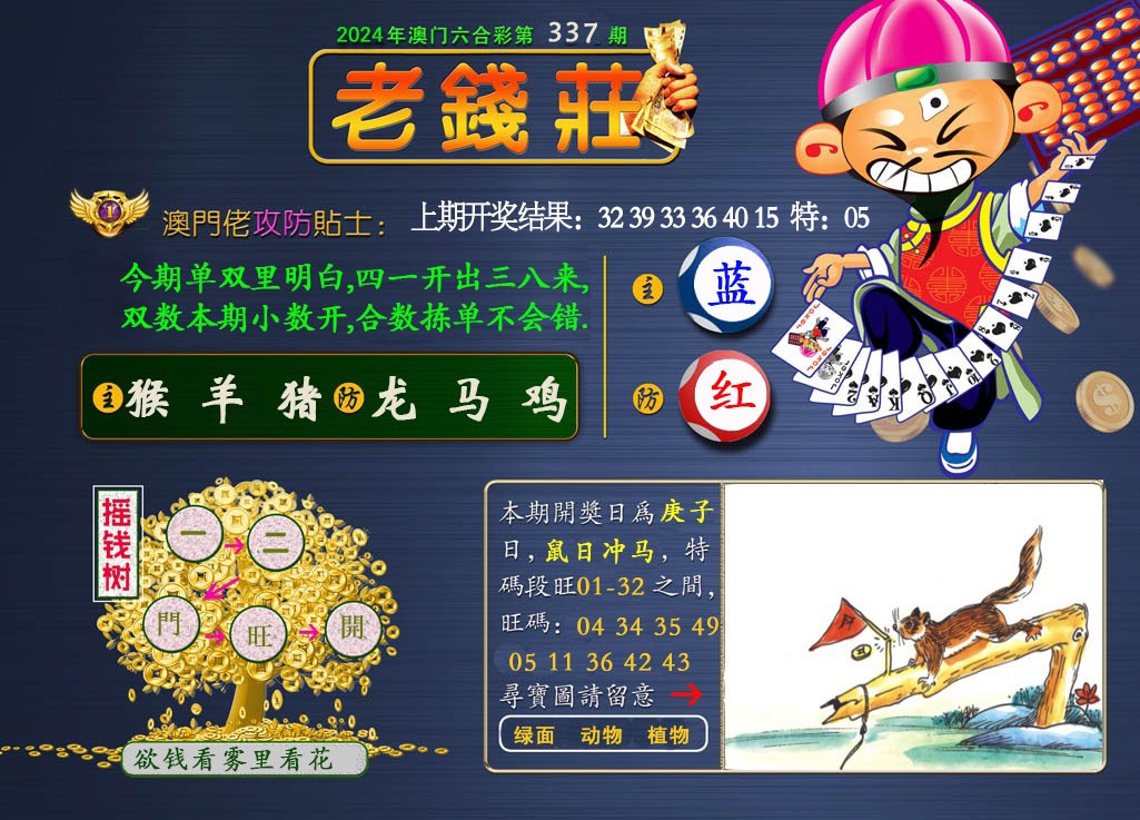 2024337期老钱莊