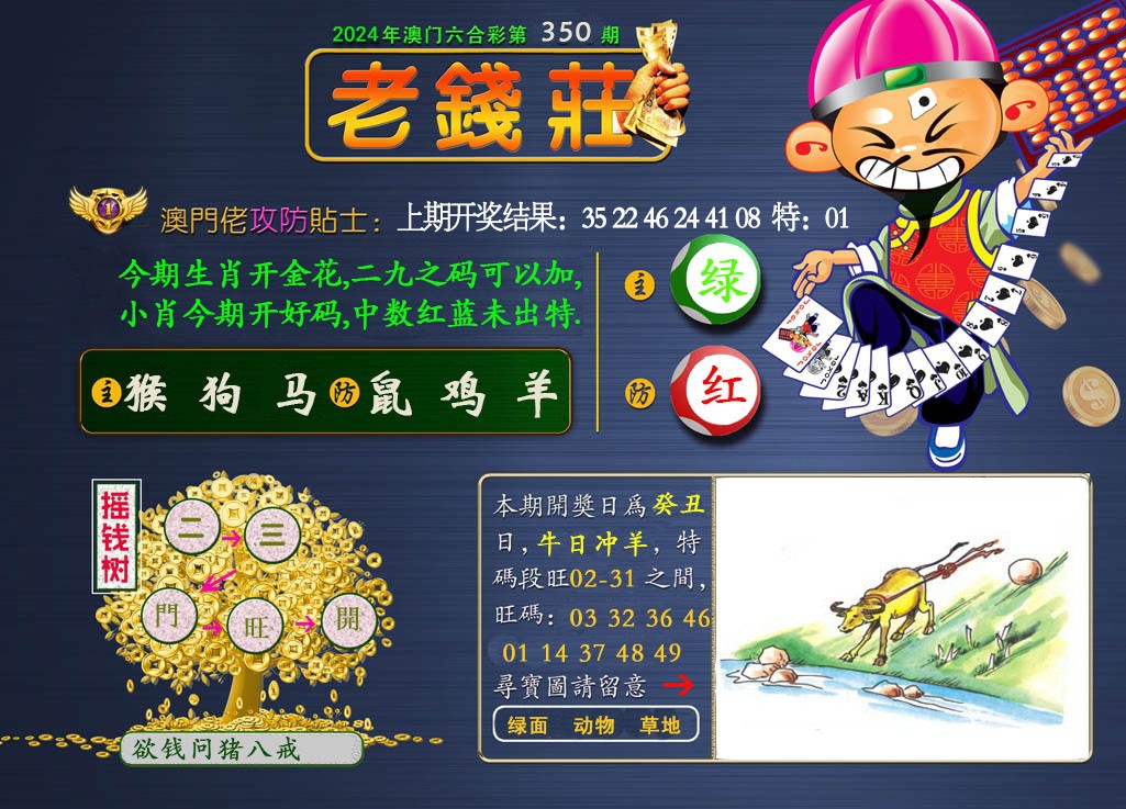 2024350期老钱莊