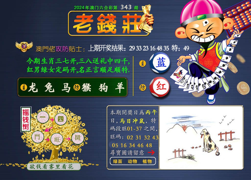2024343期老钱莊