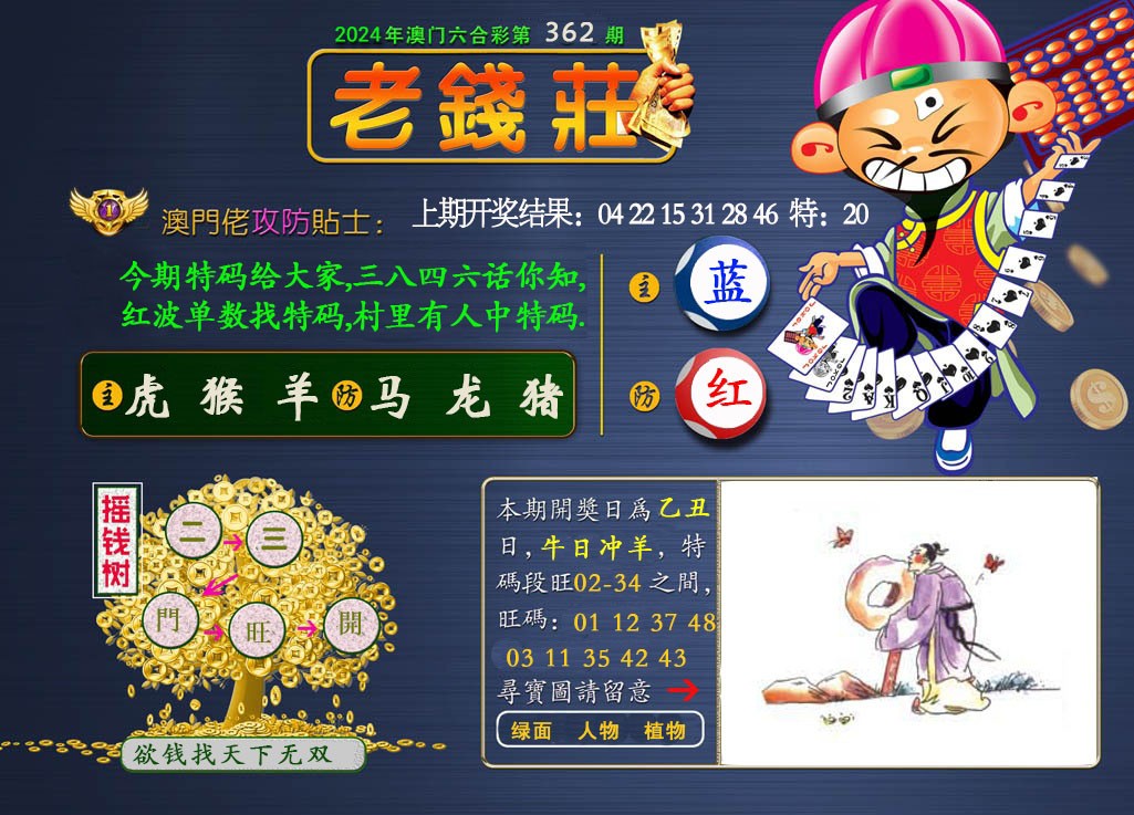 2024362期老钱莊