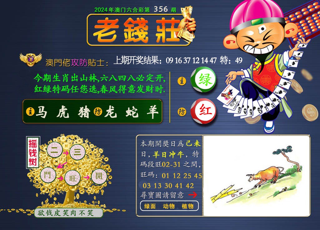 2024356期老钱莊