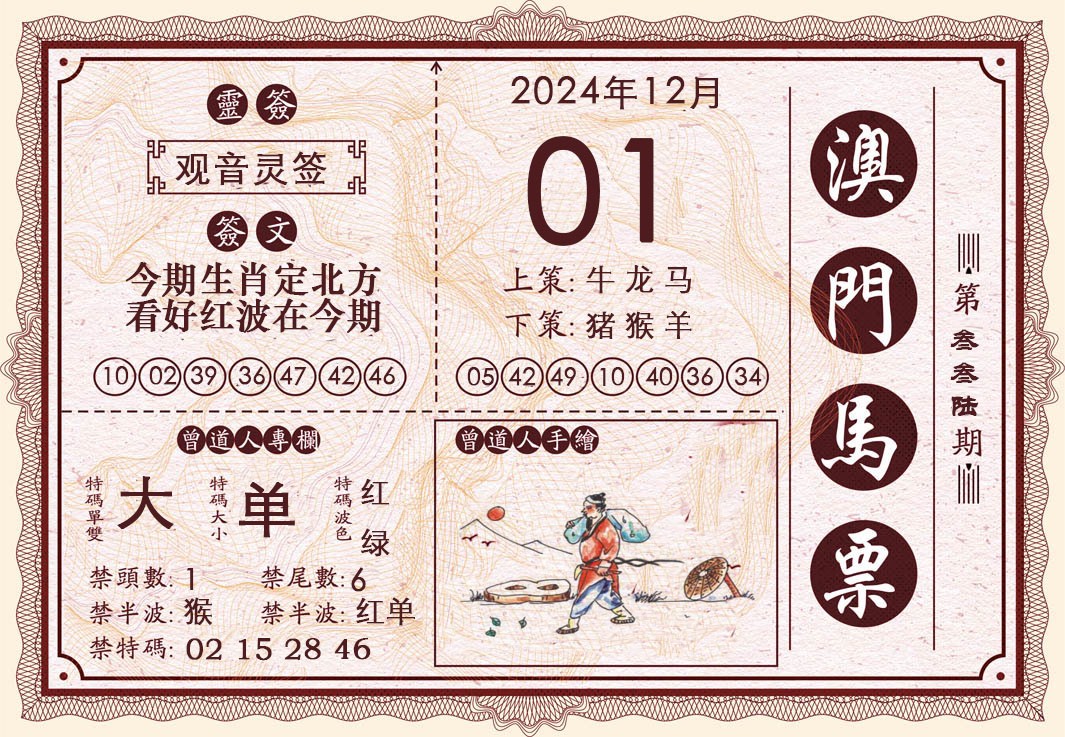 2024336期澳门马票