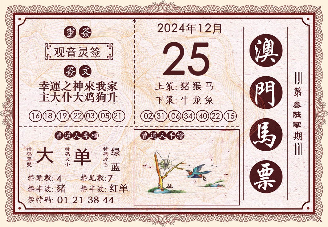 2024360期澳门马票
