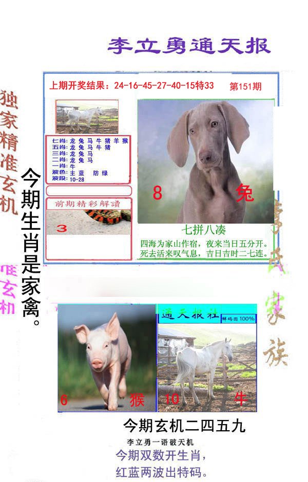 2024151期李立勇通天报