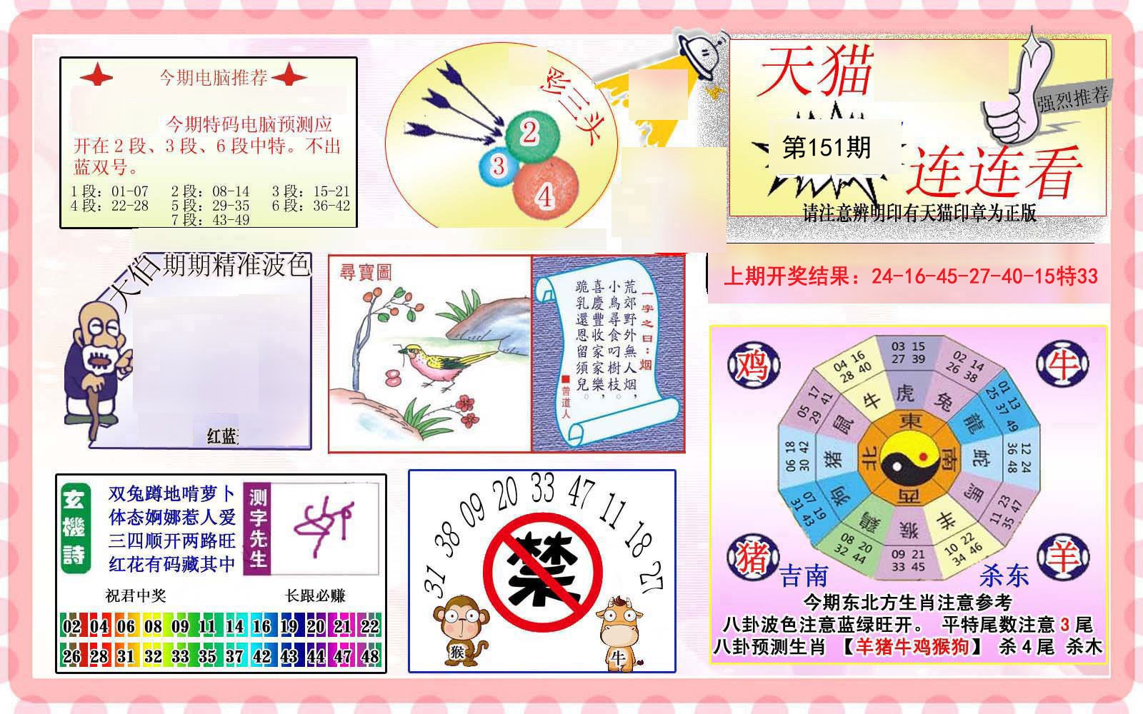 2024151期港彩连连中