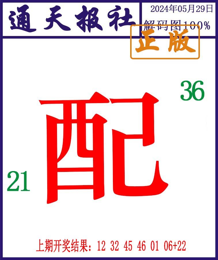 2024150期通天报解码图