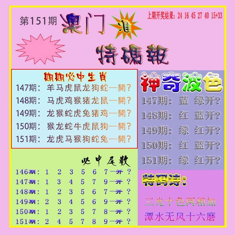2024151期生财有道特码报