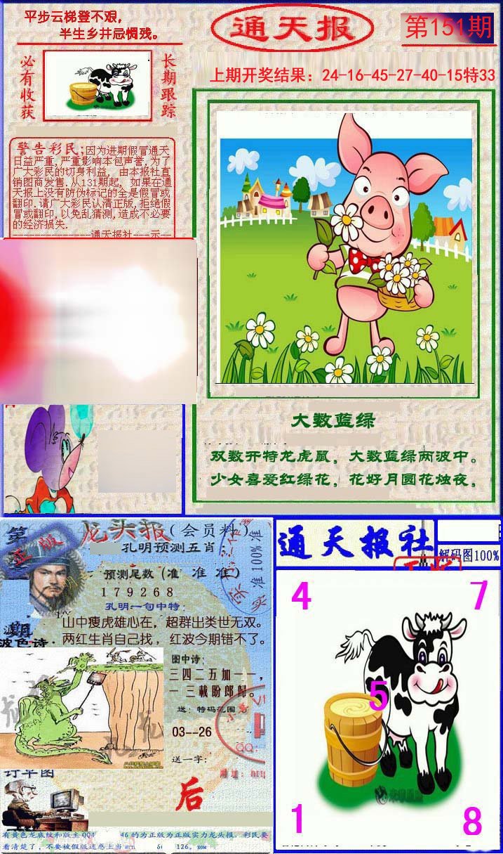 2024151期实力通天报
