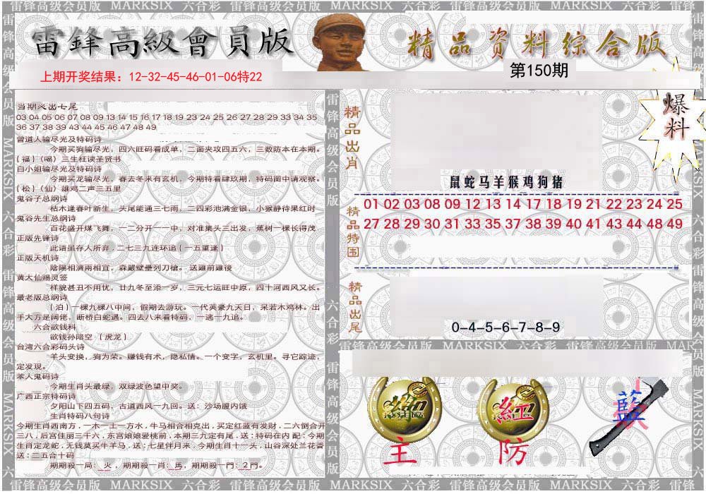 2024150期雷锋资料综合版