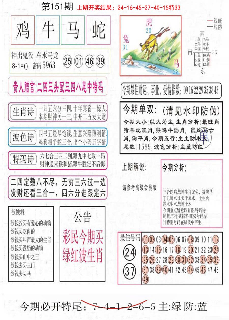 2024151期凤凰闲情A