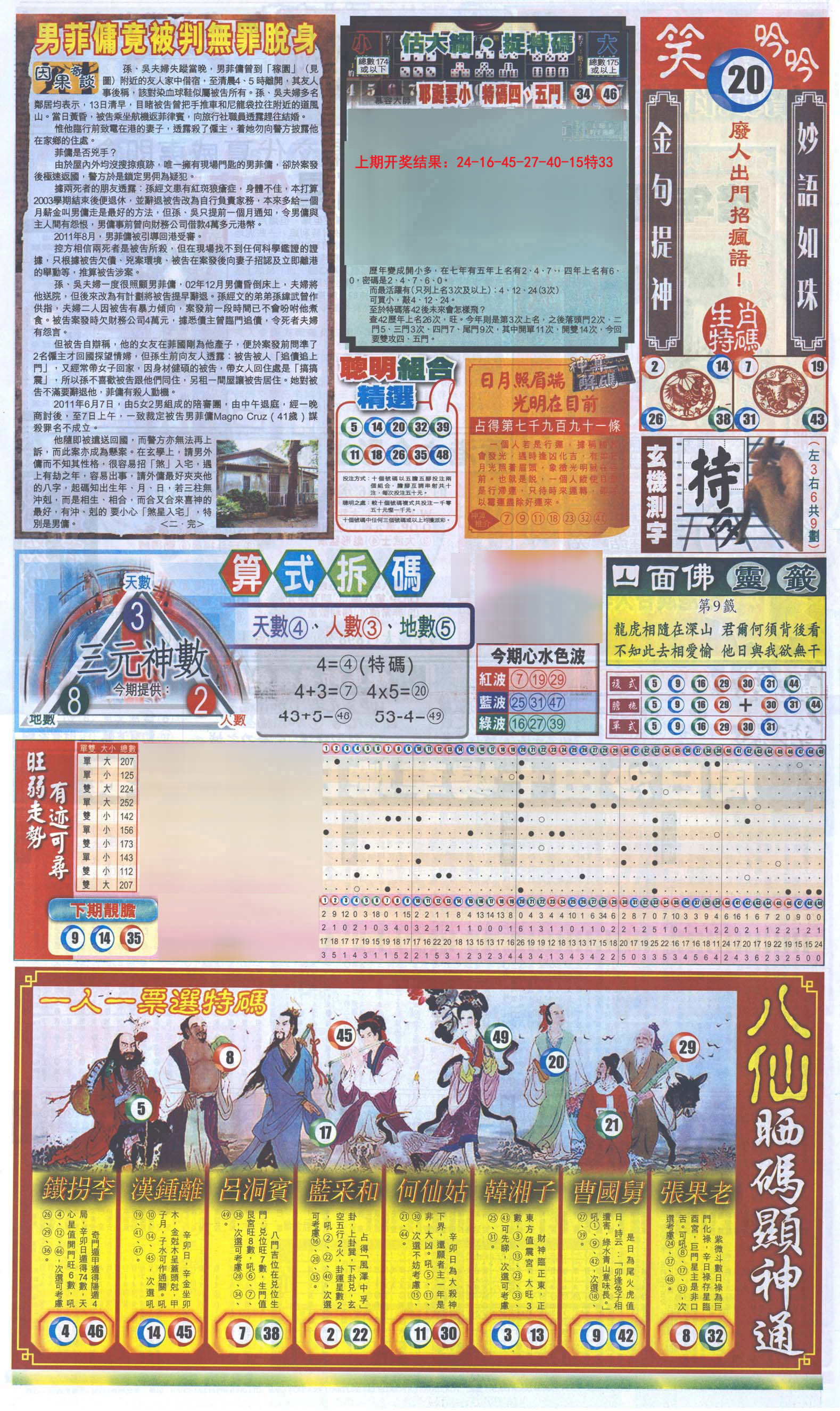 2024151期新报跑狗-1(正面)