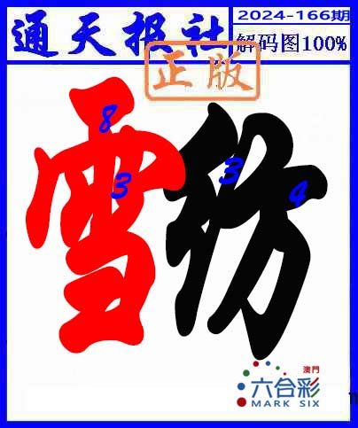 2024166期解码图