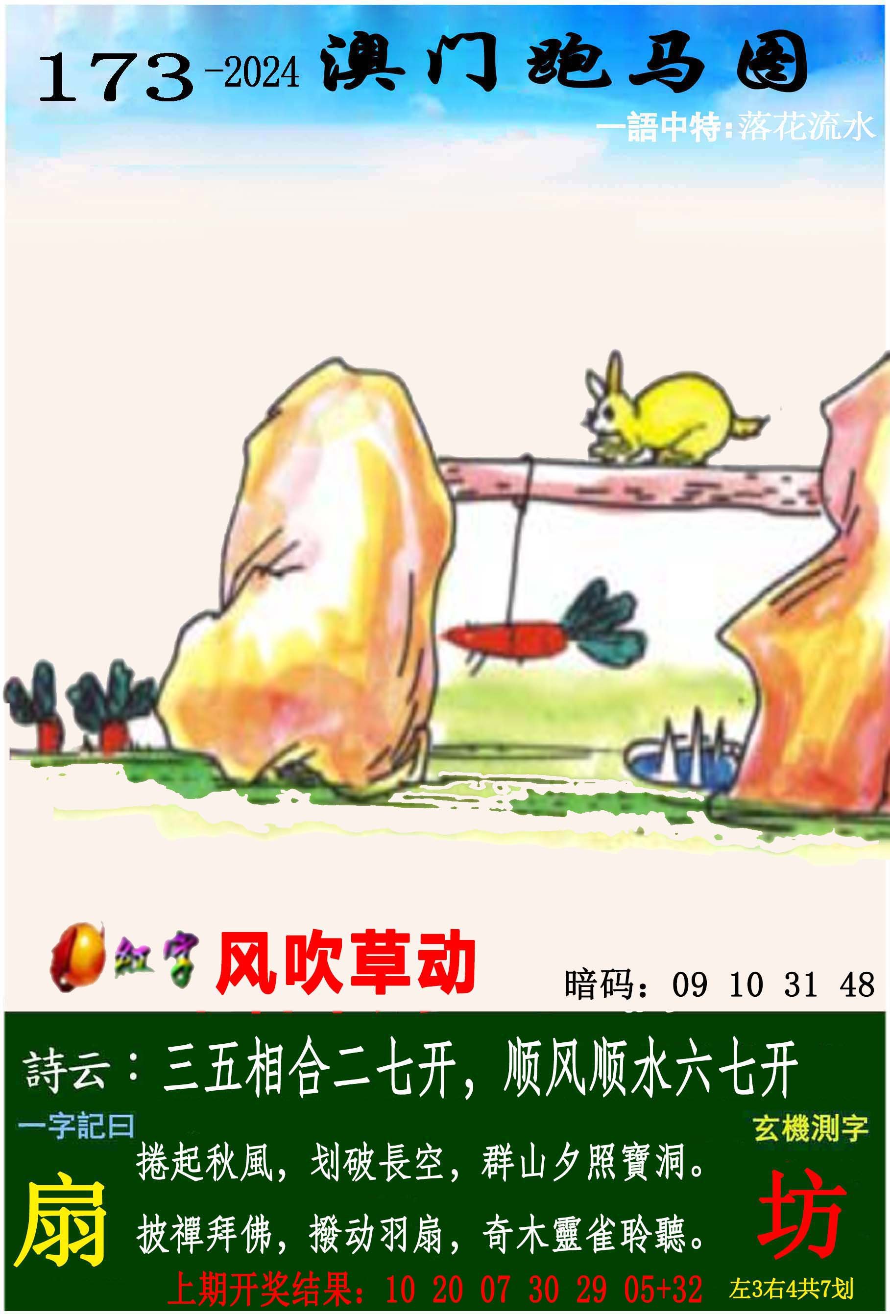2024173期跑马图