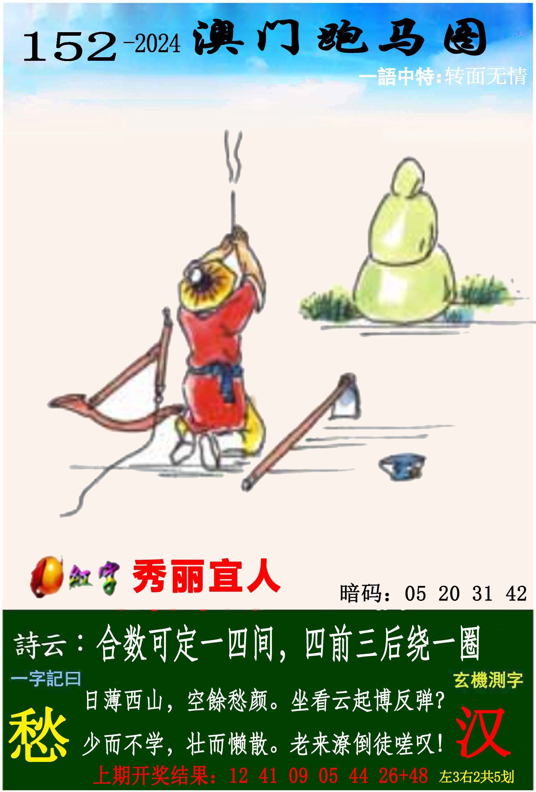 2024152期跑马图