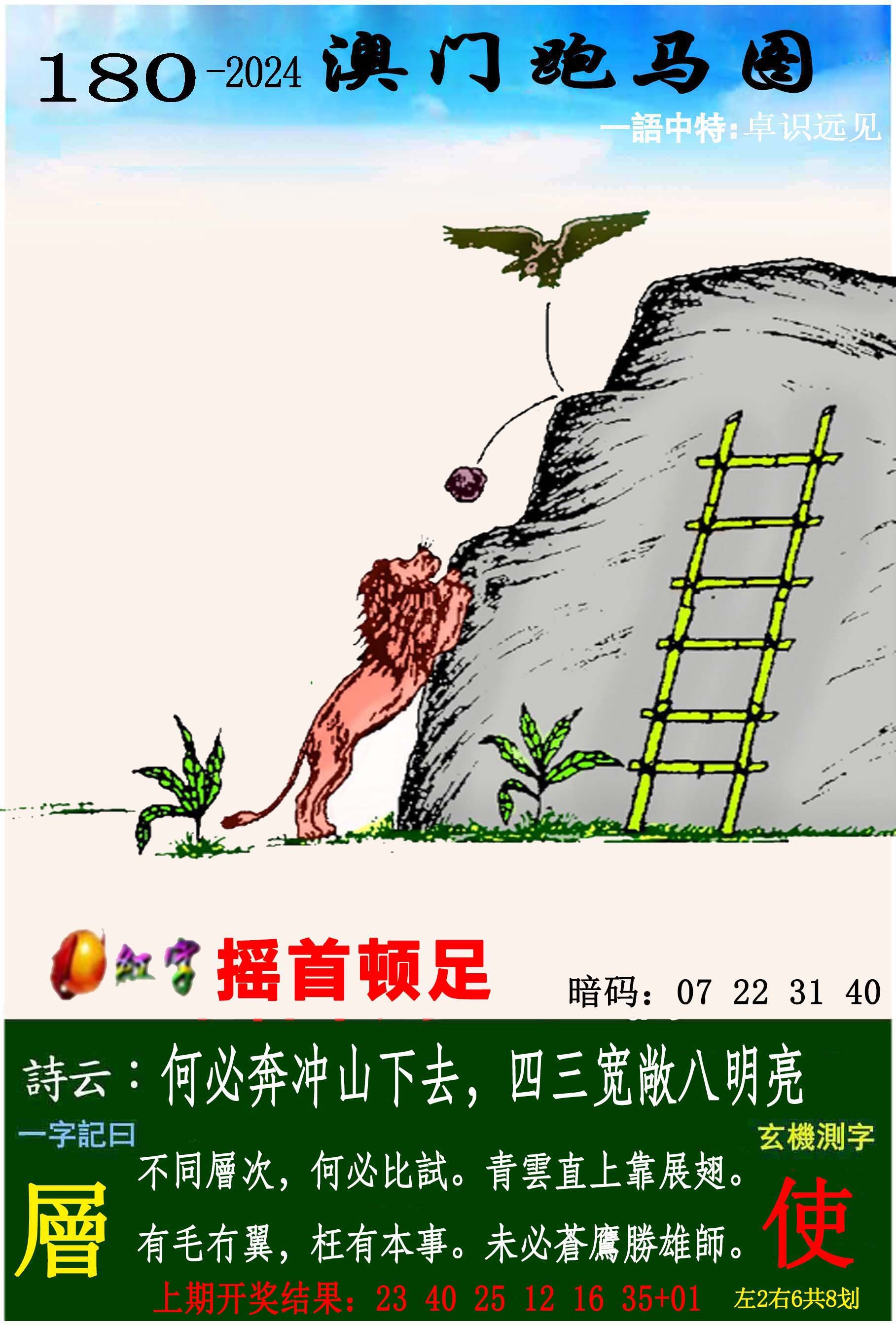 2024180期跑马图